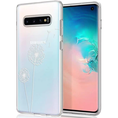 Afbeelding van Samsung Galaxy S10 Hoesje Siliconen en TPU (zacht) imoshion Softcase/Backcover Wit Telefoonhoesje