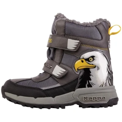 Afbeelding van Kappa Unisex Snowboots voor kinderen, Maat: 25, Grey/black Textiel/ synthetisch