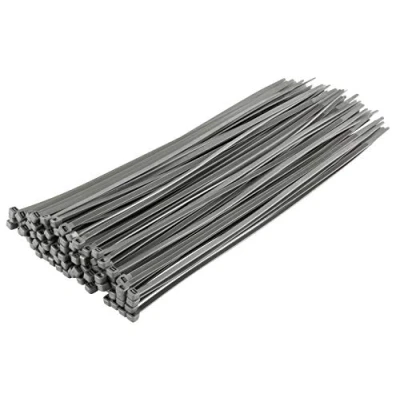 Afbeelding van Gocableties Kabelbinders Zilver 100 stuks 300 mm x 4,8 UV bestendige set