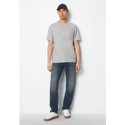 Afbeelding van Marc O&#039;Polo Short Sleeve LOGO Tshirt basic, Heren, Maat: Small, Twentyfour grey