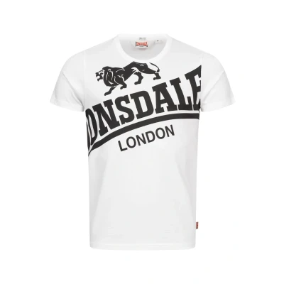 Afbeelding van Lonsdale Symondsbury Tshirt print, Heren, Maat: 3XL, White /black