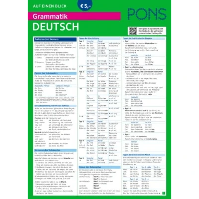 Afbeelding van PONS Grammatik auf einen Blick Deutsch: 19