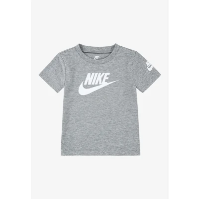 Afbeelding van Nike Sportswear Futura Evergreen TEE Unisex Tshirt print voor kinderen, Maat: 74/80, Dark grey heather