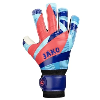 Afbeelding van JAKO Unisex keepershandschoenen River Basic RC Protection, Navy/SkyBlue/Coral, 10