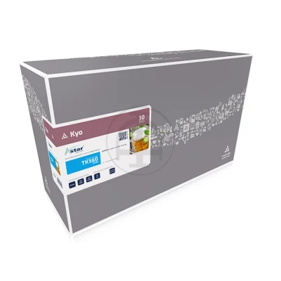 Afbeelding van AS14560 Astar Kyocera TK560 FSC toner cyaan rebuilt 10.000pag chip