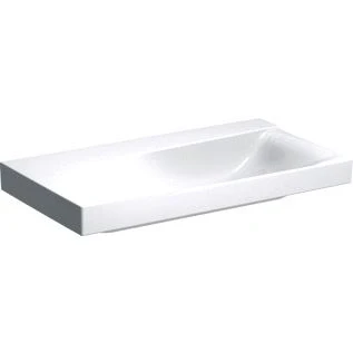 Afbeelding van Geberit Xeno2 meubelwastafel bak rechts wit KeraTect (90 x 48 cm)
