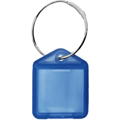 Afbeelding van CombiCraft Mini XS openklapbare sleutellabels 38x22mm blauw 100 stuks