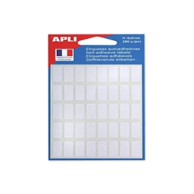 Afbeelding van agipa multifunctionele etiketten, diameter: 8 mm, rond, wit