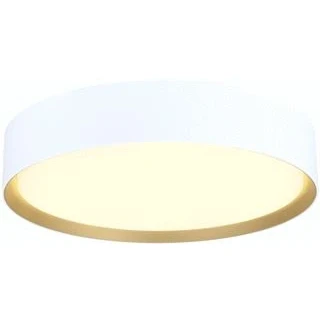 Afbeelding van Slv decona wand en plafondopbouwarmaturen rond 2700 3000k 18w phase wit goud 1008579