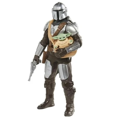 Afbeelding van Star Wars Galactic Action The Mandalorian &amp; Grogu Interactive Electronic 30 cm scale Figures, Toys Children Aged 4 and Up