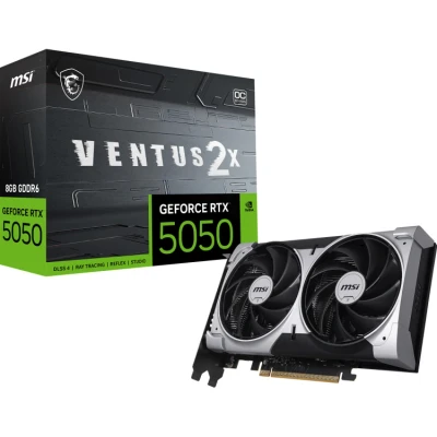 Afbeelding van MSI GeForce RTX 5050 8G VENTUS 2X OC grafische kaart