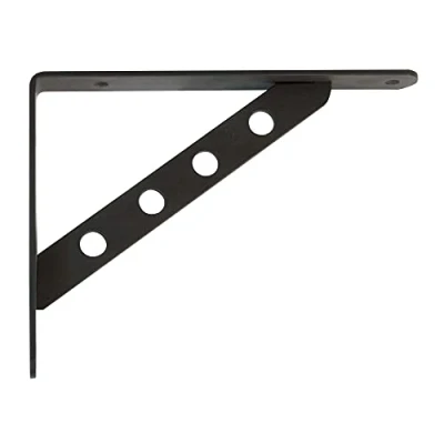 Afbeelding van AMIG Plankdrager/steun Heavy Support metaal zwart H250 x B195 mm Tot 330 kg Plankdragers