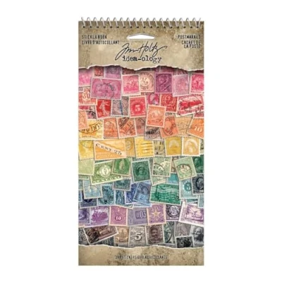 Afbeelding van Idea ology Tim Holtz Sticker Book Postmarked (TH94387)