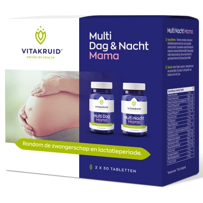 Afbeelding van Vitakruid Multi Dag &amp; Nacht Mama Tabletten 2x30st