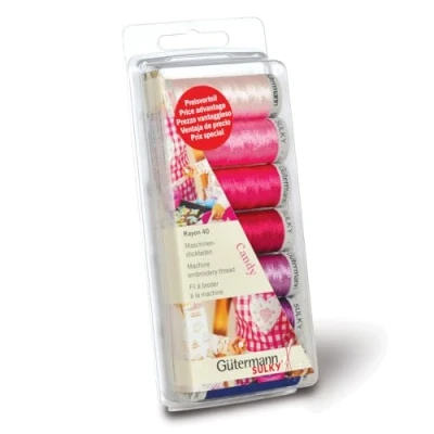 Afbeelding van Gutermann Draad Set: Machine Borduurwerk Rayon 40 Classic