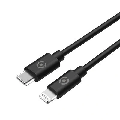 Afbeelding van Celly Auto lader +kabel USBC&gt;Lightning