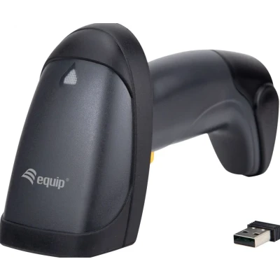 Afbeelding van Equip 351023 barcode lezer Draagbare streepjescodelezer 1D LED Zwart