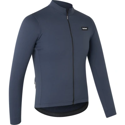 Afbeelding van GripGrab Gravelin Merinotech Thermo Fietsshirt Lange Mouwen Merino Wielrenshirt Cycling Jersey Navy Blauw Heren Maat S