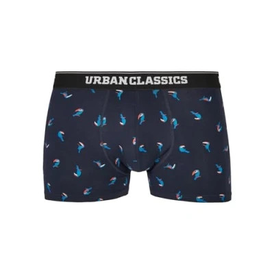 Afbeelding van Urban Classics 3 PACK Onderbroeken, Heren, Maat: 4XL, Bird aop+boxer orange+charcoal