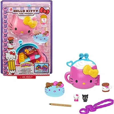 Afbeelding van Hello Kitty Camping Cacao Draagbare Mini Speelset