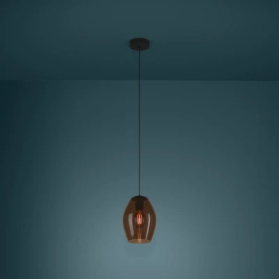 Afbeelding van Stars of Light Hanglamp amberglas Estanys 1 Ø 19cm 390159