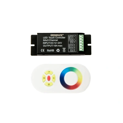 Afbeelding van LED Strip RGB Controller Incl. RF Touch Afstandsbediening