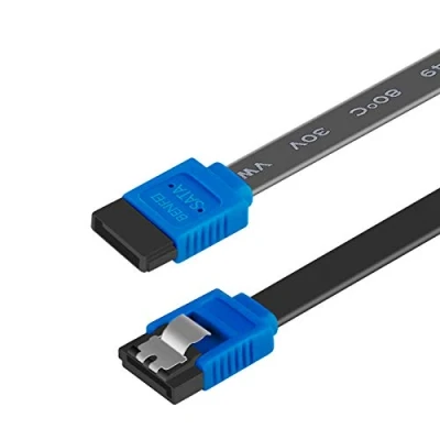 Afbeelding van SATA III kabel, BENFEI kabel 6 GB/s rechte harde schijf SSD datakabel met 18 inch vergrendeling voor schijf, SSD, stuurprogramma, CD, CD schrijver, blauw