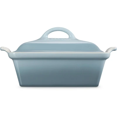 Afbeelding van Le Creuset Ovenschaal Vierkant Met Deksel Sea Salt 23 cm