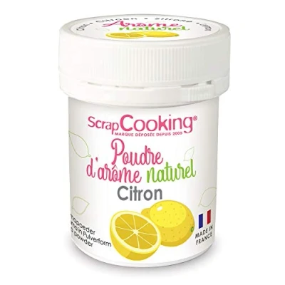 Afbeelding van Scrapcooking Aromapoeder, natuurlijk, citroen, 15 g, 2 stuks