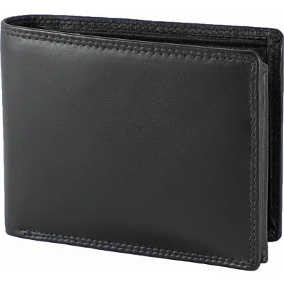 Afbeelding van Houtkamp Leren Heren Portemonnee Billfold Nappa Leer Zwart