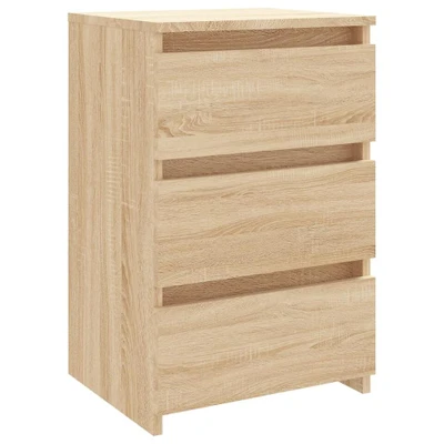 Afbeelding van vidaXL Nachtkastje 40x35x62,5 cm spaanplaat sonoma eikenkleurig