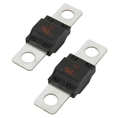 Afbeelding van SeKi Midi schroefzekeringen, hoogstroomzekering, 40 A ampère tot 32 V DC voor personenauto&#039;s en vrachtwagens, 2 stuks