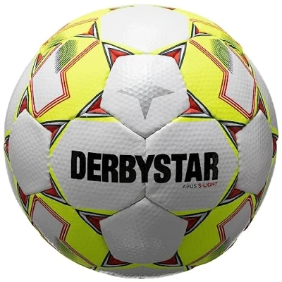 Afbeelding van Derbystar Apus S Light v23 Voetbal, uniseks, voor jongeren, wit geel, 4