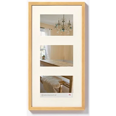 Afbeelding van walther design fotolijst naturel 3X 10x15 cm Peppers houten lijst BP315H