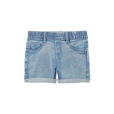 Afbeelding van s.Oliver MID RISE Elastikbund Jeansshort voor kinderen, Maat: 110xREG, Blau