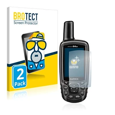 Afbeelding van BROTECT (2 Stuks) Antireflecterende Beschermfolie voor Garmin GPSMAP 64st Anti Glare Screen Protector, Mat, Ontspiegelend
