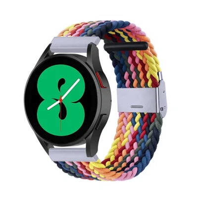 Afbeelding van Garmin Venu / Sq Sq2 2 plus Braided nylon bandje Multicolor Summer