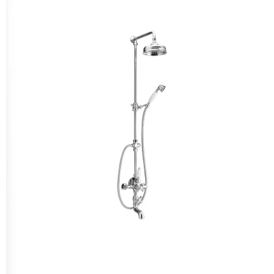 Afbeelding van Huber Croisette Bad Douchecombinatie 15cm Chroom 592.CS01H.CR