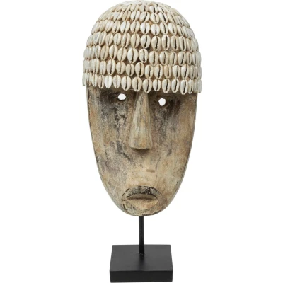 Afbeelding van Het Cowrie Masker on Stand Medium Default Majorr