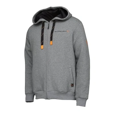 Afbeelding van Savage Gear Classic Zip Hoodie Grey Melange Size XXL Vis trui