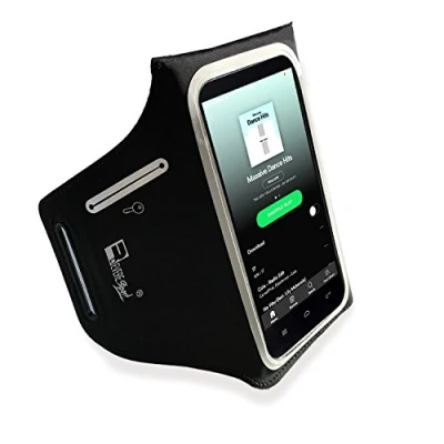 Afbeelding van Waterdichte Samsung Galaxy S22 / S21 S20 Running Armband met extra vakken voor sleutels, contant geld en bankkaarten. Telefoonarmhouder sport, gym training oefening (6.2)