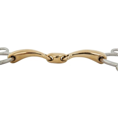 Afbeelding van BR Dubbel Gebroken Pessoa Watertrens Soft Contact 16 mm Ø Middelste Ring 70 12,5 1 Kleur Grijs