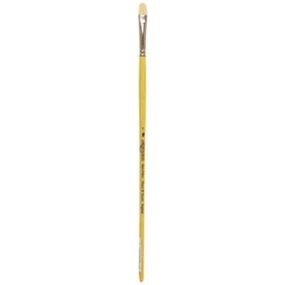 Afbeelding van Winsor &amp; Newton 5871004 Artists varkenshaarpenseel gemaakt van hoogwaardig Chunking varkenshaar voor olieverf en acrylverf Filbert penseel kort lange Steel Nr. 4,