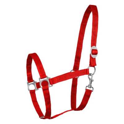 Afbeelding van Waldhausen Halter Perlon Rood Paardenhalster Cob