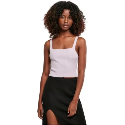 Afbeelding van Urban Classics Cropped Top, Dames, Maat: 3XL, Lilac