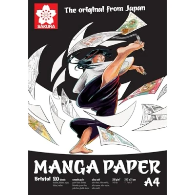 Afbeelding van Sakura Manga schetsboek A4 wit FSC mix