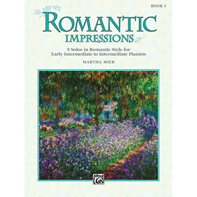 Afbeelding van romantic Impressions 1: 9 solos in style for early intermediate to pianists
