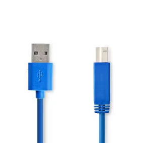 Afbeelding van USB A naar B kabel 3 meter 3.0 (100% koper)