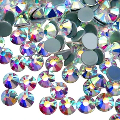 Afbeelding van Jollin Hot Fix platte achterkant strass glas edelstenen, SS20 1440 stuks, Crystal AB