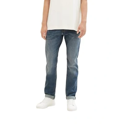 Afbeelding van TOM TAILOR Denim Aedan Straight Jeans voor heren, 10127 Tinted Blue Denim, 27W x 34L